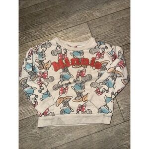 Minnie Lightweight Sweatshirt 4T Girls Toddler Disney